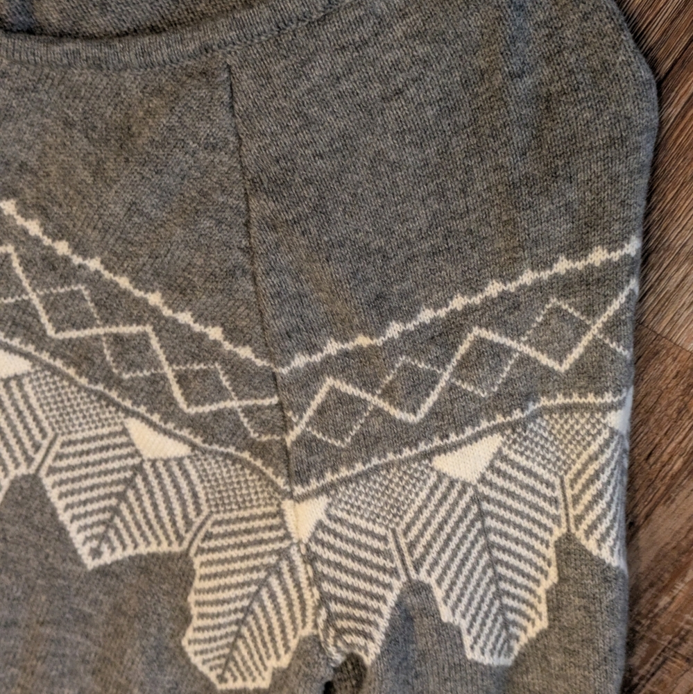 Royal Robbins Wool All Season Sweater Dress Long Sleeve White Gray Size M - Picture 5 of 13